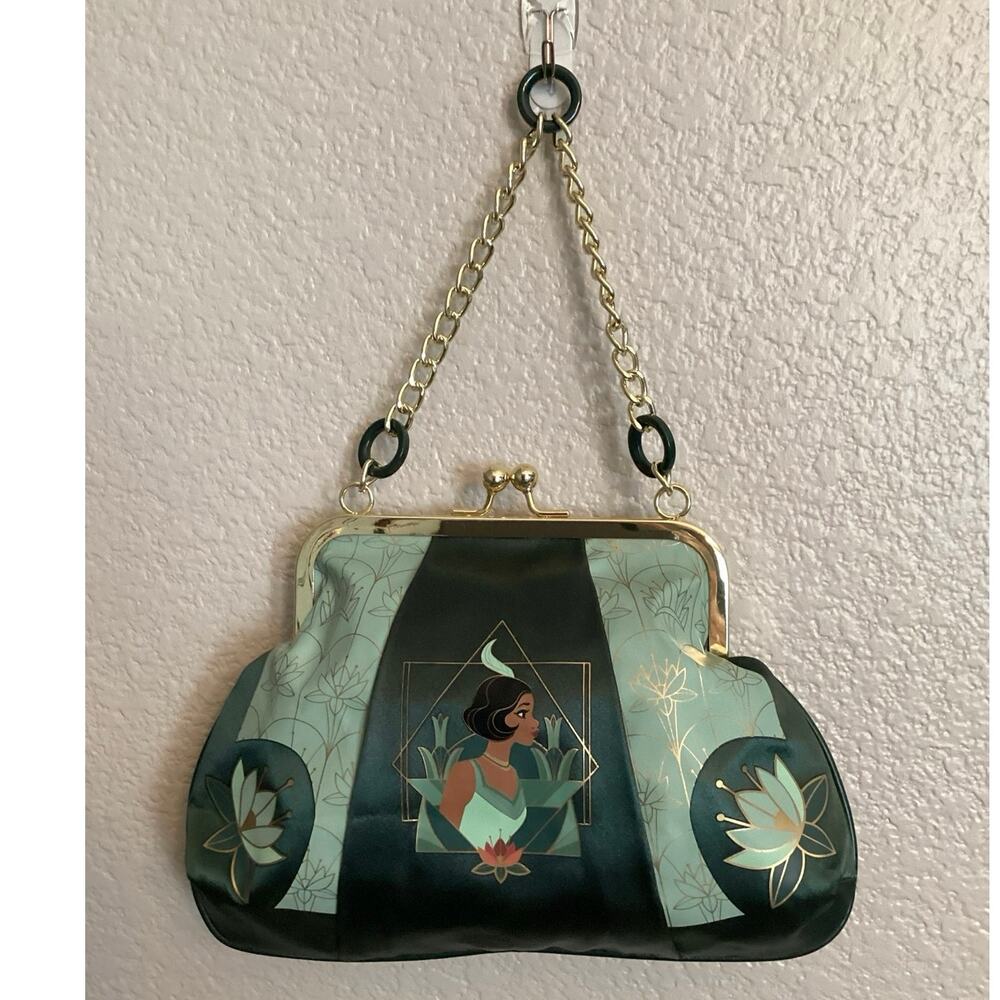 NWOT Disney Parks Tiana Art Deco Handbag Princess and the Frog Bayou Adventure - Picture 2 of 6